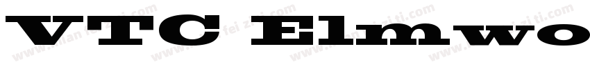 VTC Elmwood Regular字体转换